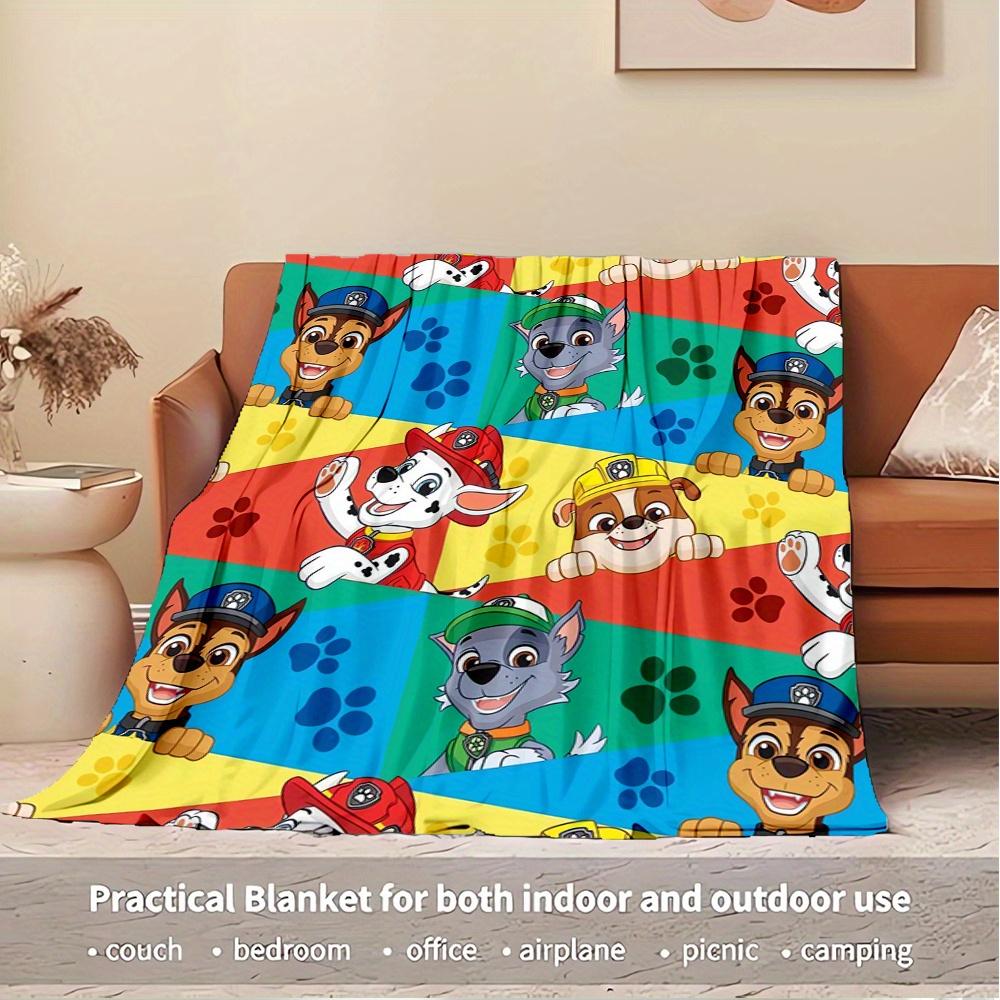 1pc Paw Patrol,Adventure,RescueDigital Print Fleece Blanket - Contemporary Style, Suitable for All Seasons, Perfect for Home, Travel, or Cam