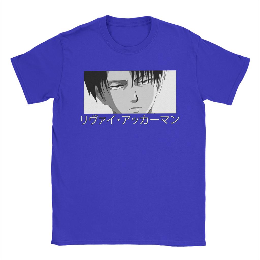 Vintage Attack on Titan T-Shirts Men O Neck Pure Cotton T Shirt AOT Anime Manga Short Sleeve Tee Shirt Gift Idea Clothing