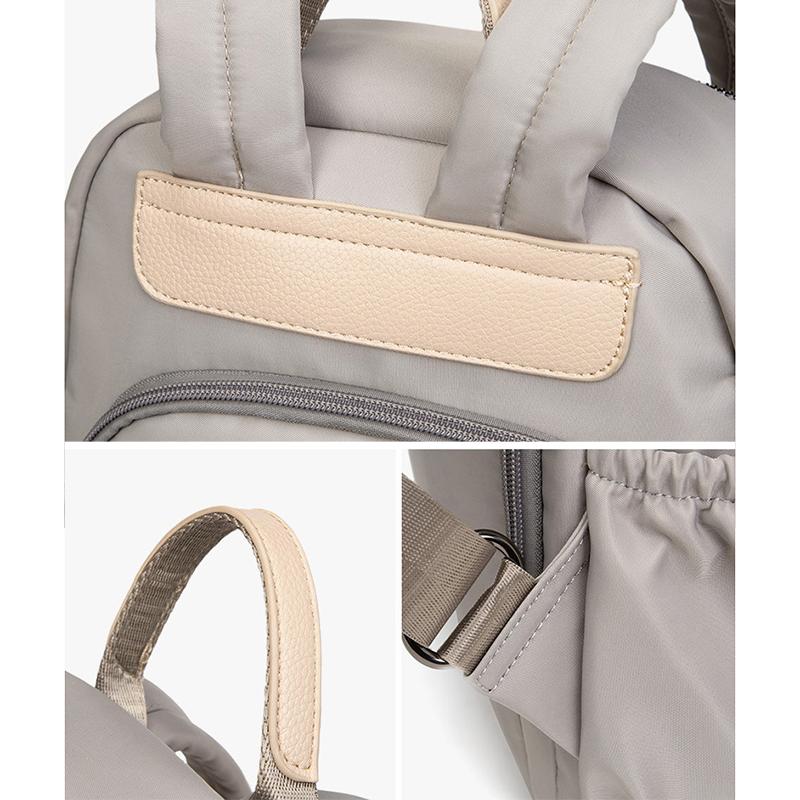 Vanntett nylon ryggsekk Mote kvinner Skulderveske Ungdom Vitality Style Multifunksjonell reise skoleveske