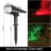 Solar Power Light Adjustable Light Temperature Solar Garden Light Outdoor Ip65 Solar Lamp Super Bright Solar Spotlight