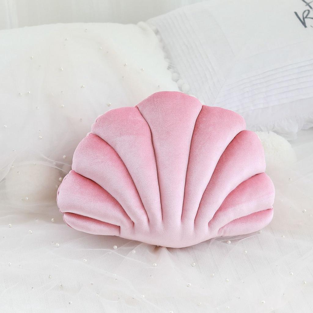 Soft Seashell Plush Pillow For Home Decorating Office And Siesta