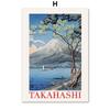 Japonská nástěnná malba Ohara Koson Takahashi Mount Fuji Malba na plátno Severské plakáty a obrazy Nástěnné obrazy pro výzdobu obývacího pokoje