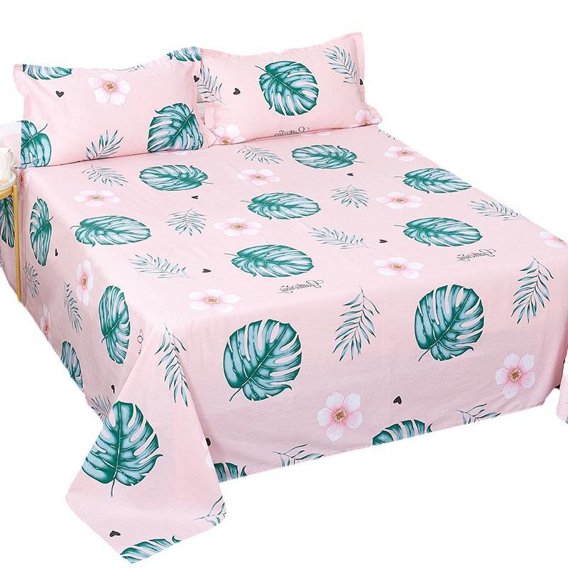 Vícevzorová broušená ložní souprava: Jednoduchý/Dvojitý povlak na přikrývku, prostěradlo a povlak na polštář