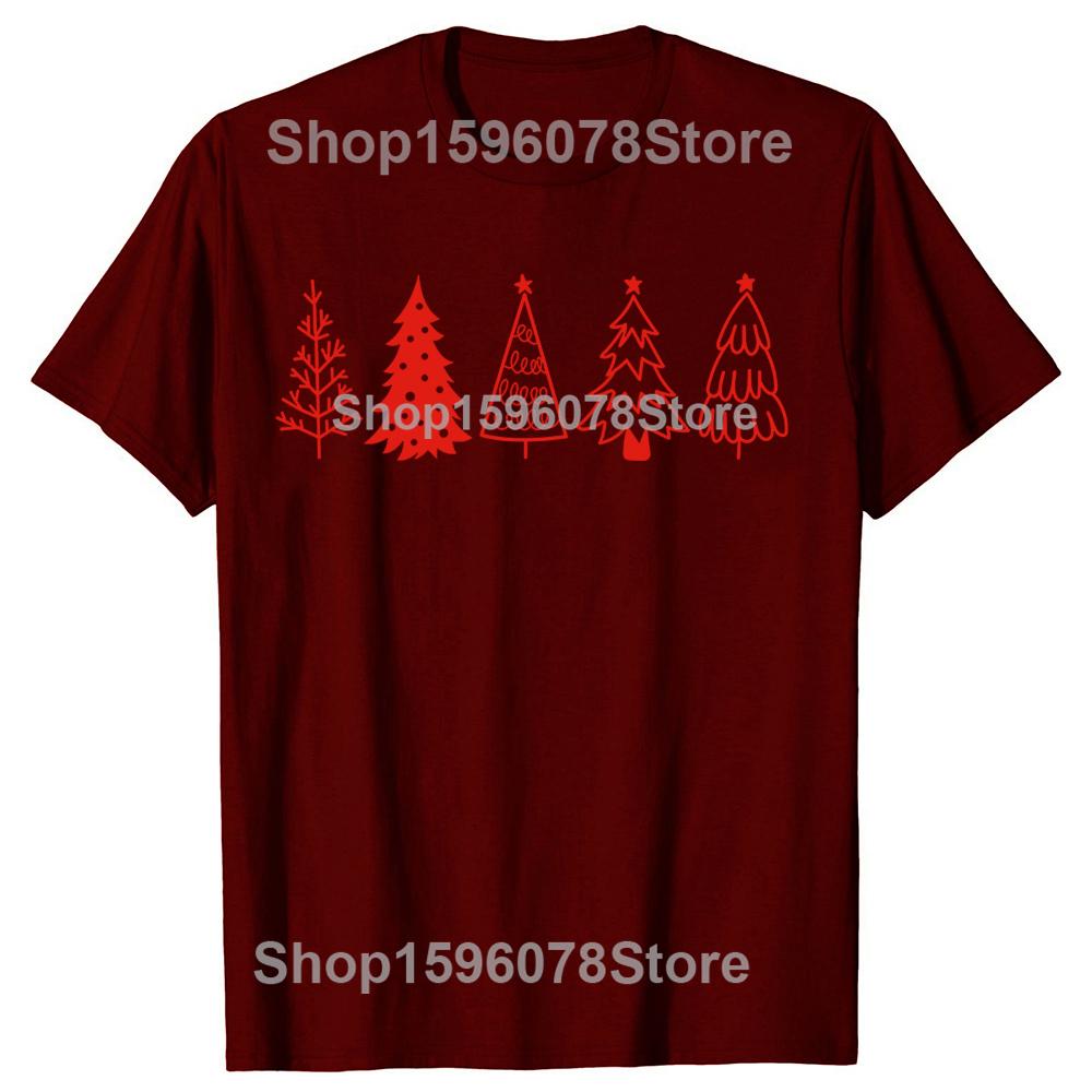 Funny Christmas The Most Wonderful Time of The Year Tee Xmas Tree Tshirts Men Casual Loose Crewneck Collar Hip Hop T Shirt