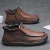 38-48 Handgefertigte Echte Lederstiefel Herrenschuhe Bequeme Stiefeletten Für Herren Freizeitschuhe Große Größen Werkzeugschuhe