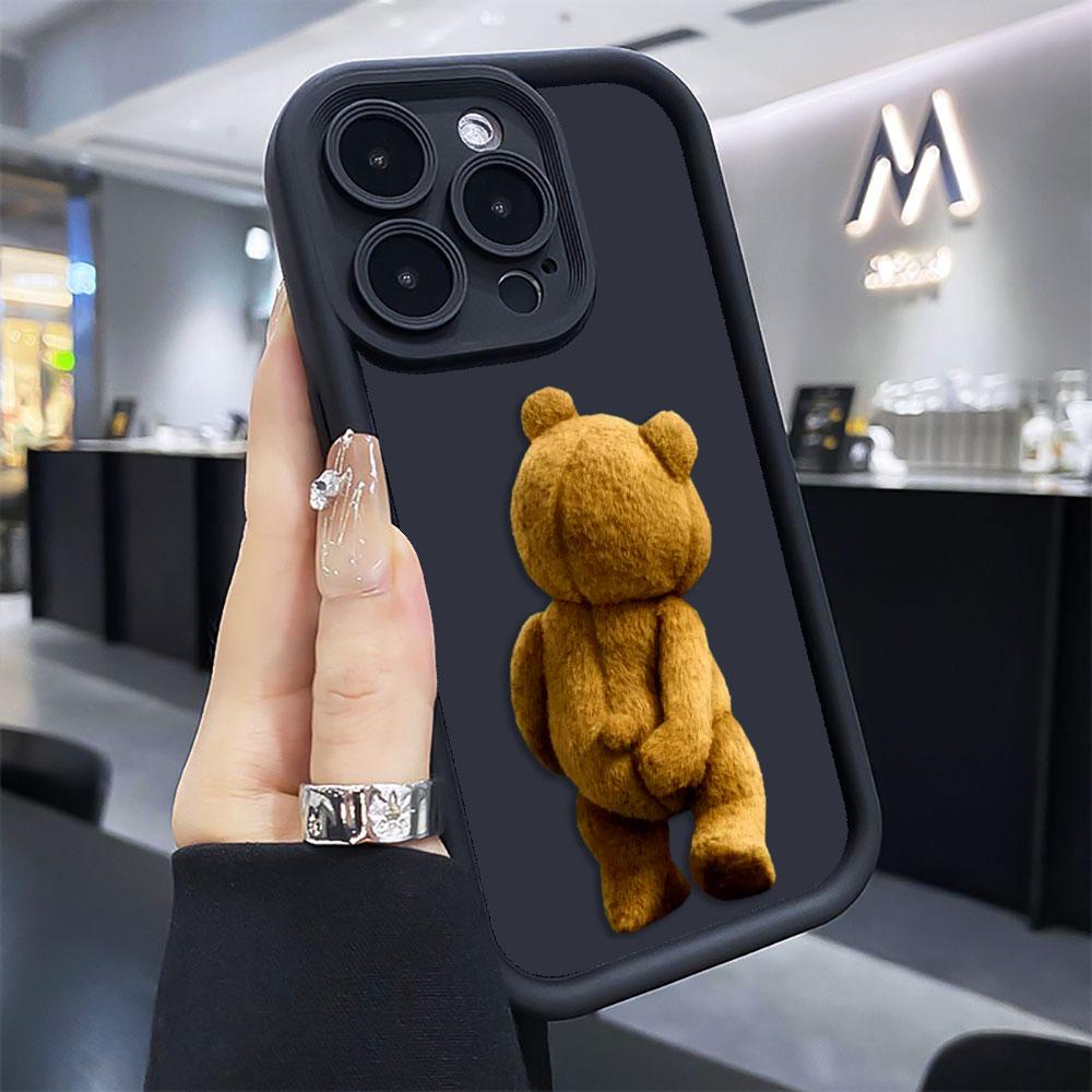 Cartoon T-Teddy Bear Cover Phone Case For Infinix HOT 10 20 30 30I 40 40I 50 NOTE 12 ZERO 30 40 50 50S 50X GT 10 20 30 TPU Case