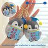Middle School Entrance Exam Good Luck Plush Toy Penguin Doll Keychain Backpack Decoration Gift for Hardworking Students