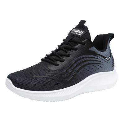 Men's Gradual Change of Color Sports Shoes Breathable Mesh Upper Lace-up Design New Casual Sports Shoes Walking Running To