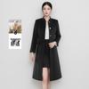Women's New Chinese Style Wool Blend Mid-Length Overcoat