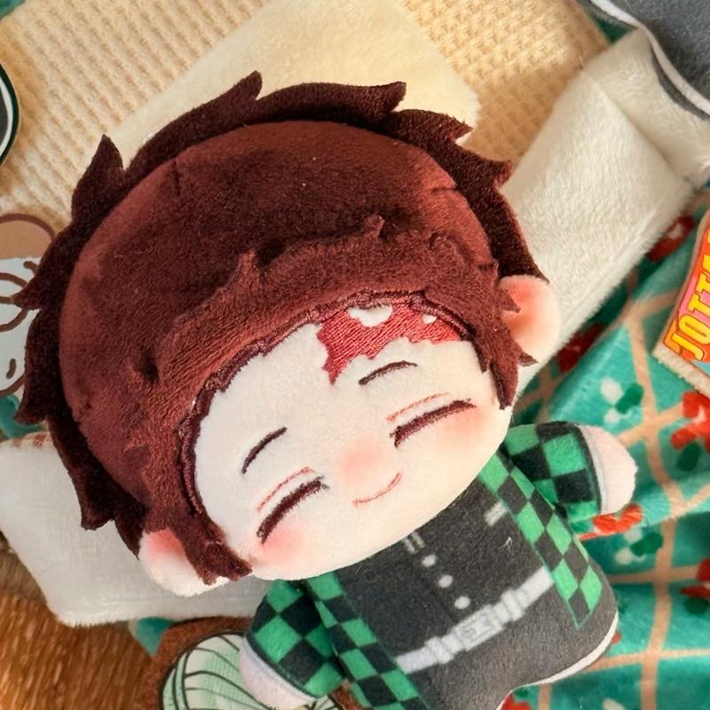 Demon Slayer Doll Toys Cute Tanjiro Kamado Ornament Cartoon Anime Figure Decorations Birthday Gifts Funny Toys Gifts