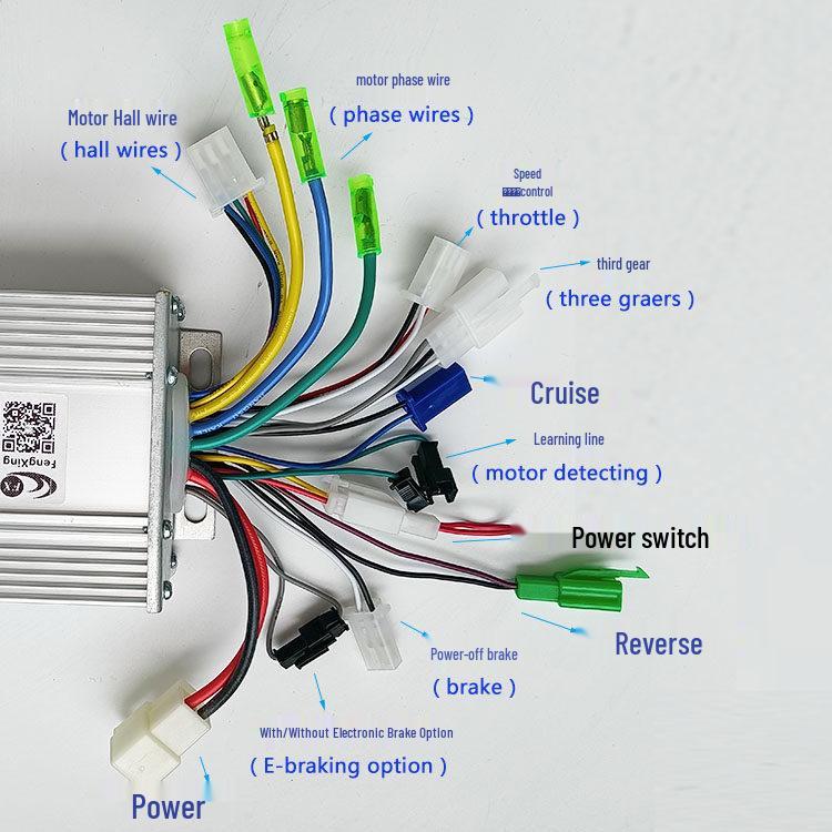 10" Brushless Hub Motor: 6-12 km/h, High Torque, for Lawnmowers, Handcarts, & Food Carts