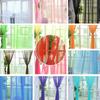 Simple Voile Solid Sheer Tulle Curtains Decoration Window Curtains Living Room The Bedroom Window Screening Panel Cortinas
