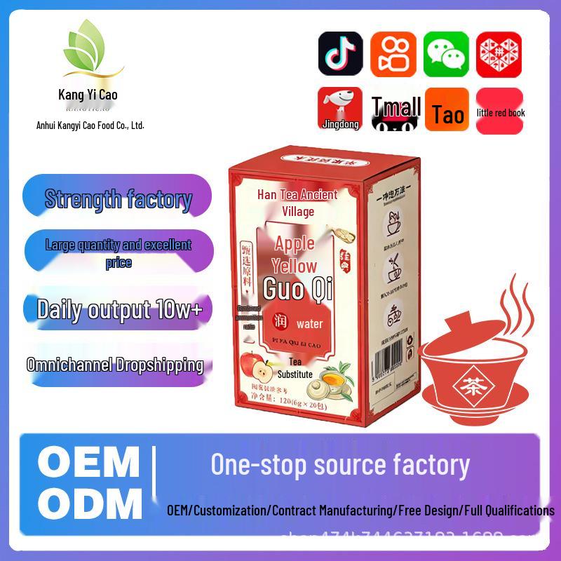 Apple Astragalus Red Date Goji Berry Vitality Tea Bags