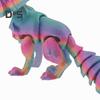 3D Printed Fox Ornament Articulated Fox Figurine with Flexible Tail And Limbs Stress-Relieving Fox Toy for All Ages Desktop Decor