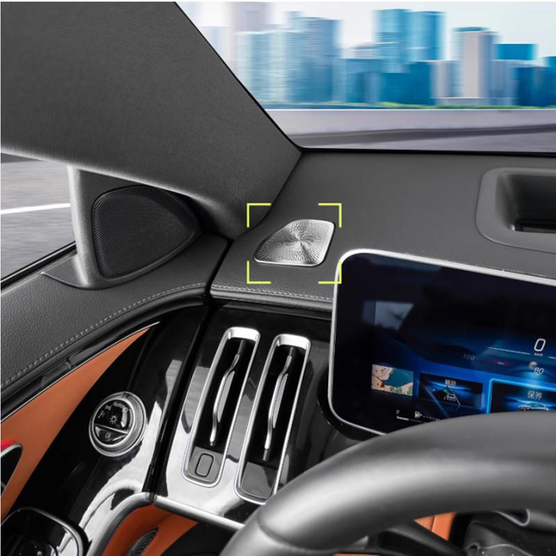 Metal Car Dashboard Air Conditioning Vent Outlet Dust Cover Speaker Cover Trim For Mercedes-Benz S Class S450 S400 W223 2021-25
