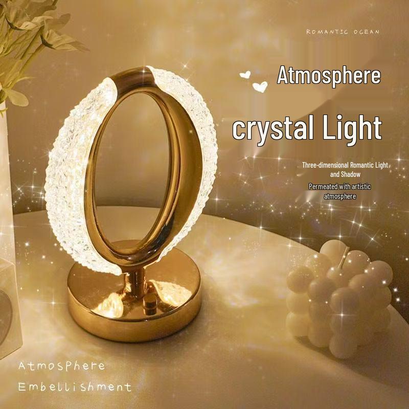 Star Moon Night Light: Touch-Activated, Three-Color, Rechargeable Atmosphere Lamp - Perfect Birthday Gift for Bedrooms