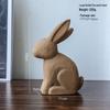 Nordic Wooden Rabbit Figurine - Home Décor for Wine & TV Cabinets, Entryway Gift