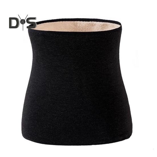 Warm Cashmere Waist Warmer Winter Thermal Lower Back Support Lumbar Stomach Protection Band for Women Menstrual Pain Relief