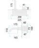 Bateria umywalkowa podty js-622704-1g argon złota sku rea-b7809