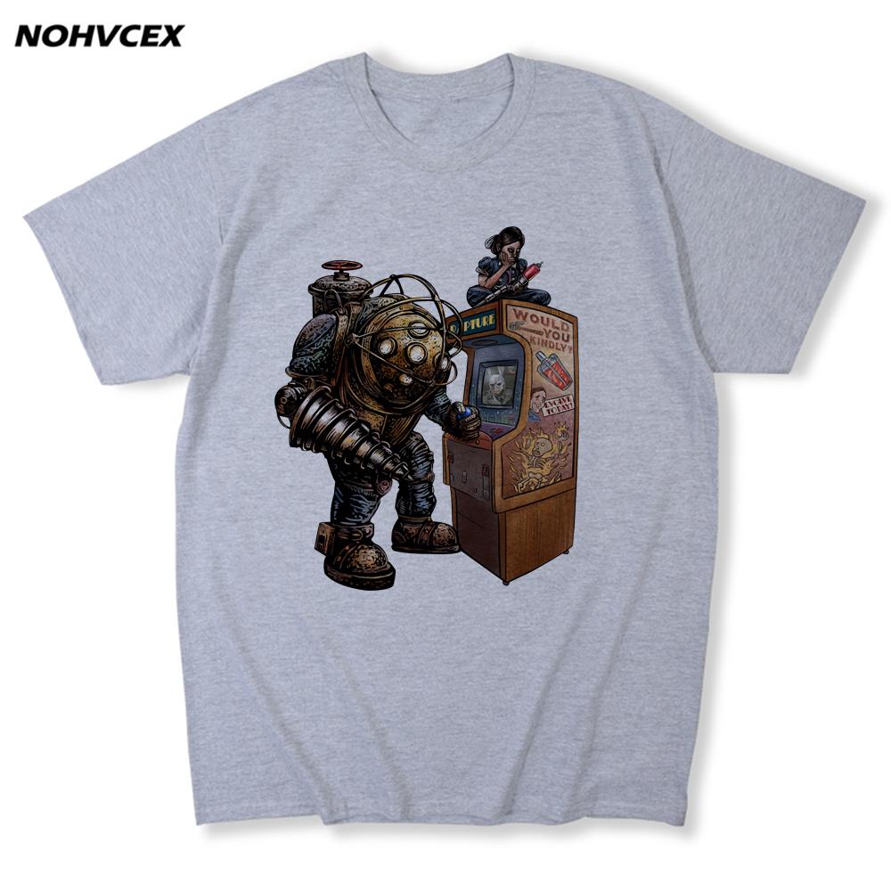 Game Bioshock Mens Womens Summer Style T Shirt
