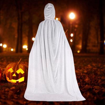 Children Halloween Cosplay Long Hood Cape Accessory Multipurize Soft And Smooth Light Washing