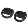 2 Pack Horse Tie  S   Steel Black Coated Horseshoe Ties Down for Horses Stall Stable Supplies