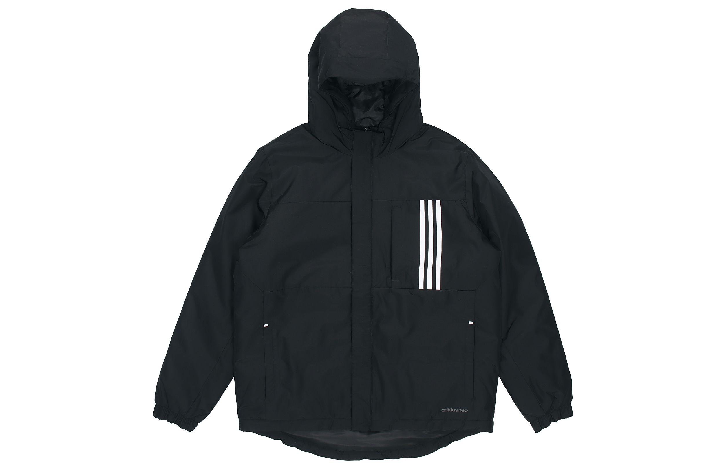 Adidas Neo Puffer Jackets Men s Black Hooded Moderate Other H45251 S