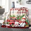 Festive Nutcracker And Holly Christmas Scene Blanket Allseason Blanket Christmas Home Decorgift Sofa Bed Travel Camping Christmas Style Colorswarm