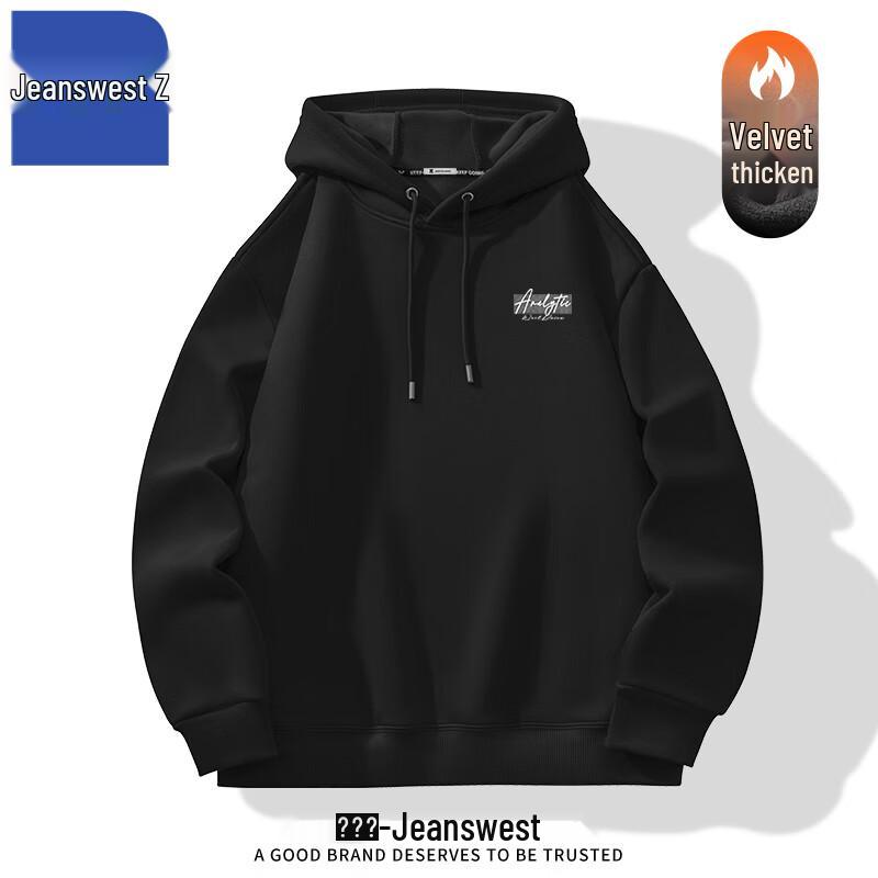 

Jeanswest Men s Fleece-lined Heavyweight Hooded Sweatshirt ANJ15 5XL