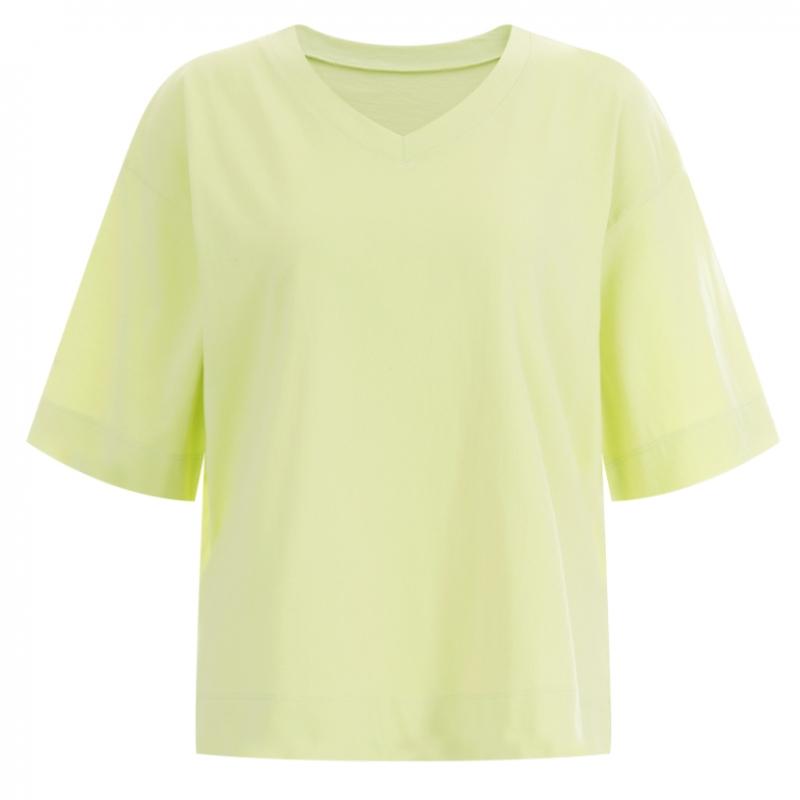 Shop   Women V Neck 5 Point Loose Fit 100  Cotton Bio Washing Short sleeVe Dai  