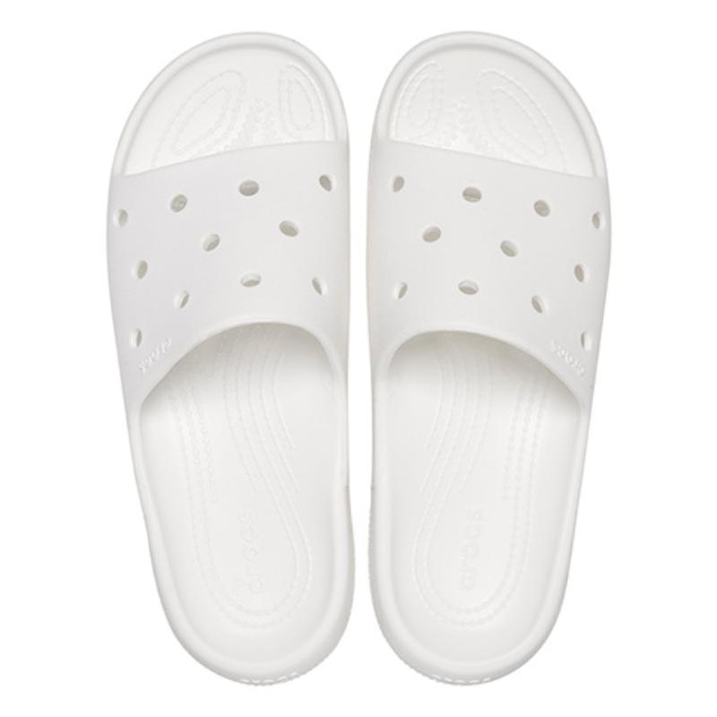 Crocs EVA Open-Toe Slide Sandals Unisex White