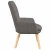 Armchair Light Gray 63 X 67 X 94 Cm Fabric