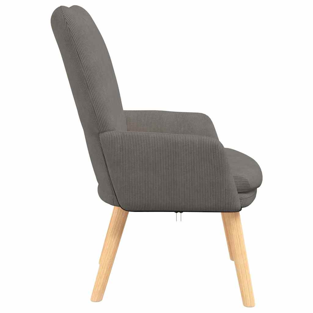 Armchair Light Gray 63 X 67 X 94 Cm Fabric