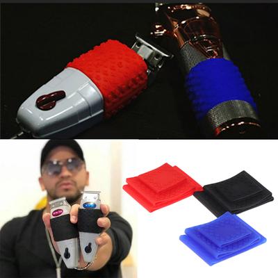 1Pc Non Slip Rubber Clipper Grip Bands Fading Time Barber Clipper Grips