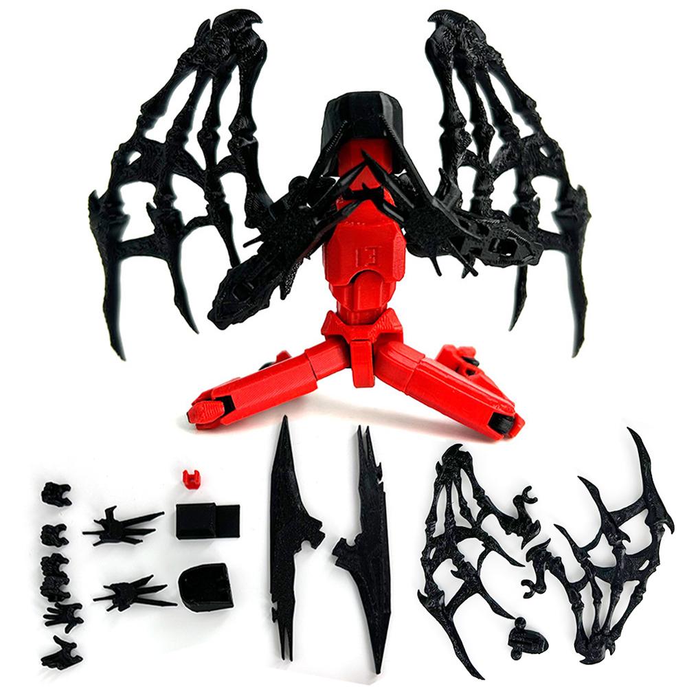 3D Printed Mannequin Dummy 13 Bloody Warrior Series Toys Action Figures Multi-Jointed Movable Shapeshift Robot Ornaments Gifts