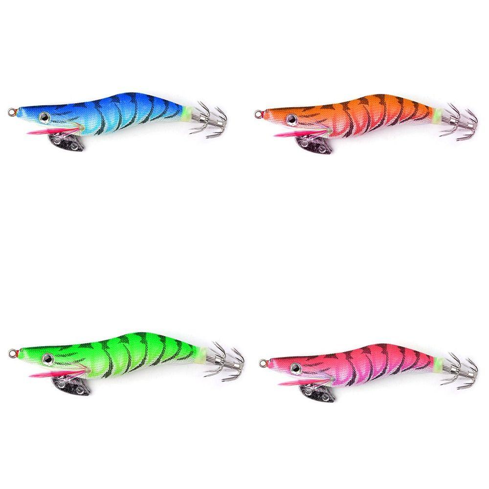 2PCS ABS Squid Hook 5 Colors Fishing Bait Durable Octopus Lure  Fishing