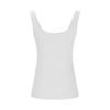 Women Tops U-Neck Sleeveless Slim Fit Solid Color Tank Tops Ribbed Elastic Summer Casual