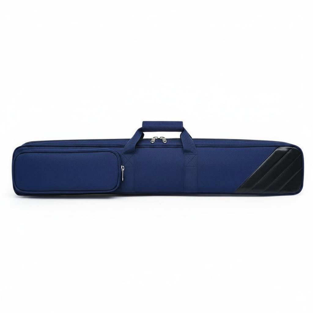 Double Slot Cue Bag Padded Exterior Billiard Pool Equipment Carrier Shoulder