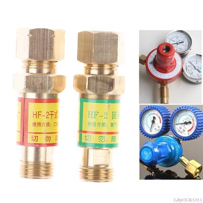 Accesorios para Soldadura con Gas Válvula Antirretorno Oxígeno/Acetileno Arrestallamas Restablecimiento Automático