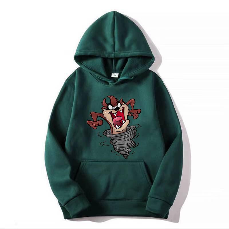 Taz-Mania Hoodie Men Women Sweatshirt Print Unisex Streetwear Hip Hop Style New Autumn Winter Fashion Hip Hop Tops Clothes Male