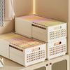 Kunststoff Klapp-Aufbewahrungsbox für den Haushalt - Zusammenklappbare Kiste Schreibtischhalter für Schreibwaren Make-up & Kleinkram Home Storage