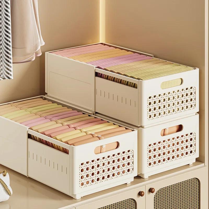 Kunststoff Klapp-Aufbewahrungsbox für den Haushalt - Zusammenklappbare Kiste Schreibtischhalter für Schreibwaren Make-up & Kleinkram Home Storage