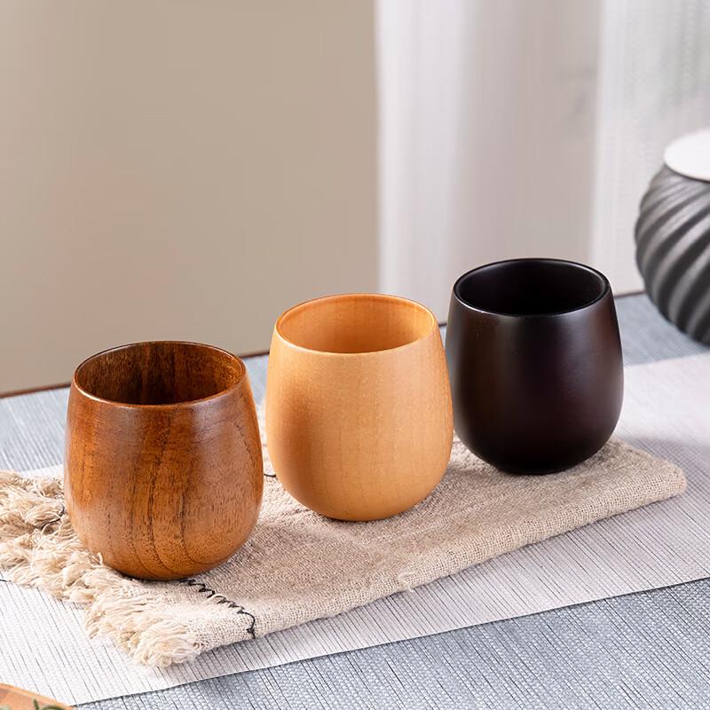 ZISIZ Sour Jujube Wood Tea Cup Set