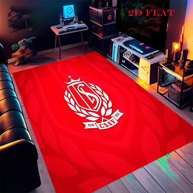 STD Liège Logo Carpet Rug for Living Room Bedroom Home Sofa Decoration,Kids Play Nonslip Floor Mat