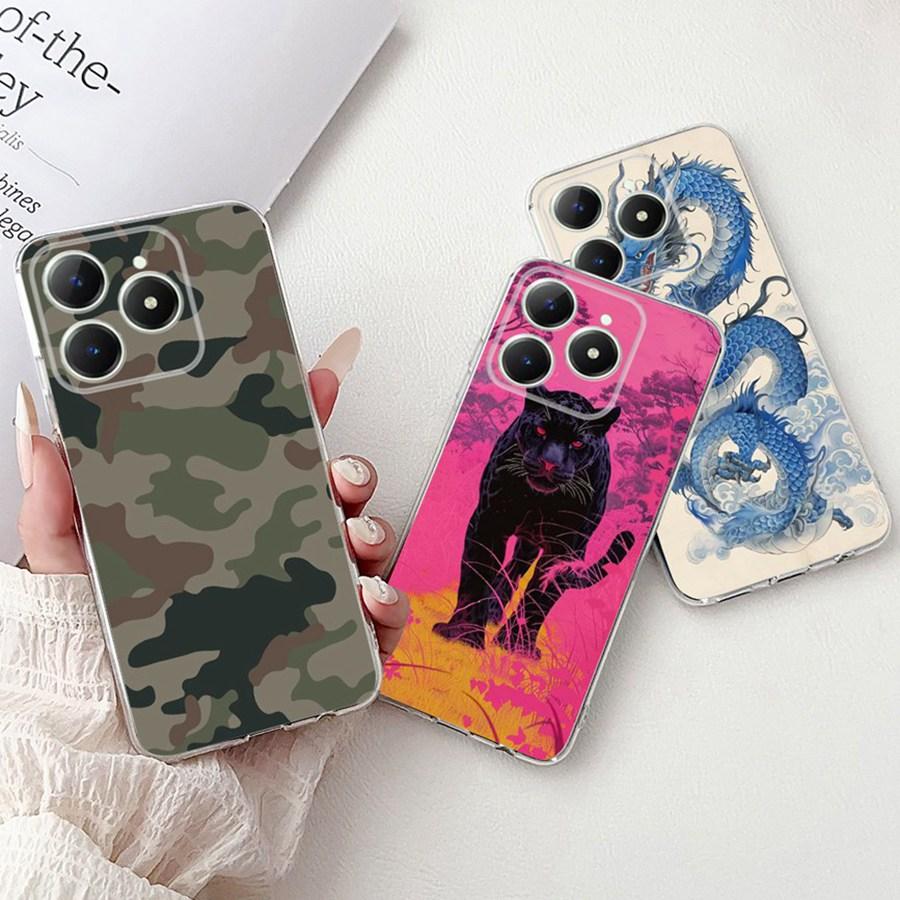 For OPPO Realme C61 C63 Case C 61 RMX3939 New design TPU Soft Silicone Shockproof Coque Funda For RealmeC63 C6 1 Phone Cover