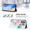 Macaroon Luxury Painted Leather Case Wallet Book Style Cover for ZTE Blade A52,A53,A73,V50 Vita,V40S,V60,A35,A55,A75...