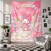 Wall TapestryMy Melody Art Hanging Cloth Decorative Background Cover for Room Decoration