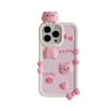 Ins Korea Cute 3d Cartoon Pig Pink Silicone Phone Case For Iphone 13 12 11 Pro Max Lovely Bowknot Protective Soft Back Cover