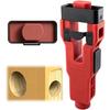 Door Latch Mortise Tool, Professional Door Lock Installation Kit, Precise Flush Mount Cutting Tool, Heavy-Duty Door Latch Template for 1-3/8" & 1-3/4"