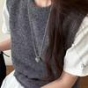 Korean Ins Temperament Pine Cone Necklace Women's 1011 New Popular Light Luxury Niche Design Sweater Chain with Accessories